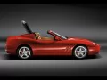 обои для рабочего стола: «Красный Ferrari 575-Superamerica вид сбоку»