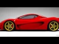 выбранное изображение: «Красный Ferrari Aurea-Berlinetta-Dgf сбоку»