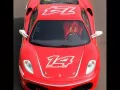 обои для рабочего стола: «Красный Ferrari F430-Challenge вид сверху»