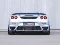 выбранное изображение: «Серебристый Ferrari Hamann-Ferrari-F430 вид сзади»