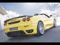 выбранное изображение: «Жёлтый Hamann Ferrari F430 Spider сзади»