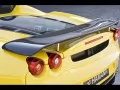 обои для рабочего стола: «Жёлтый спортивный Hamann Ferrari F430 Spider сзади»
