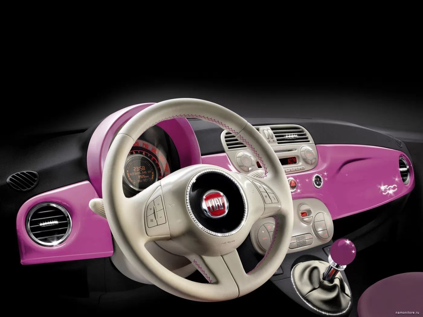  Fiat 500 Barbie Concept, 3D, Fiat, , , , , , ,  