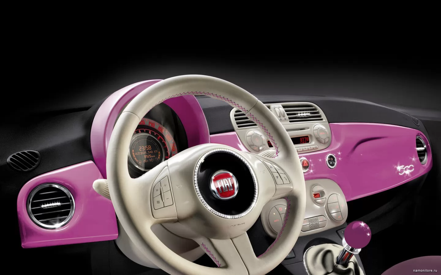 Fiat 500 Barbie Concept, 3D, Fiat, , , , , , ,  