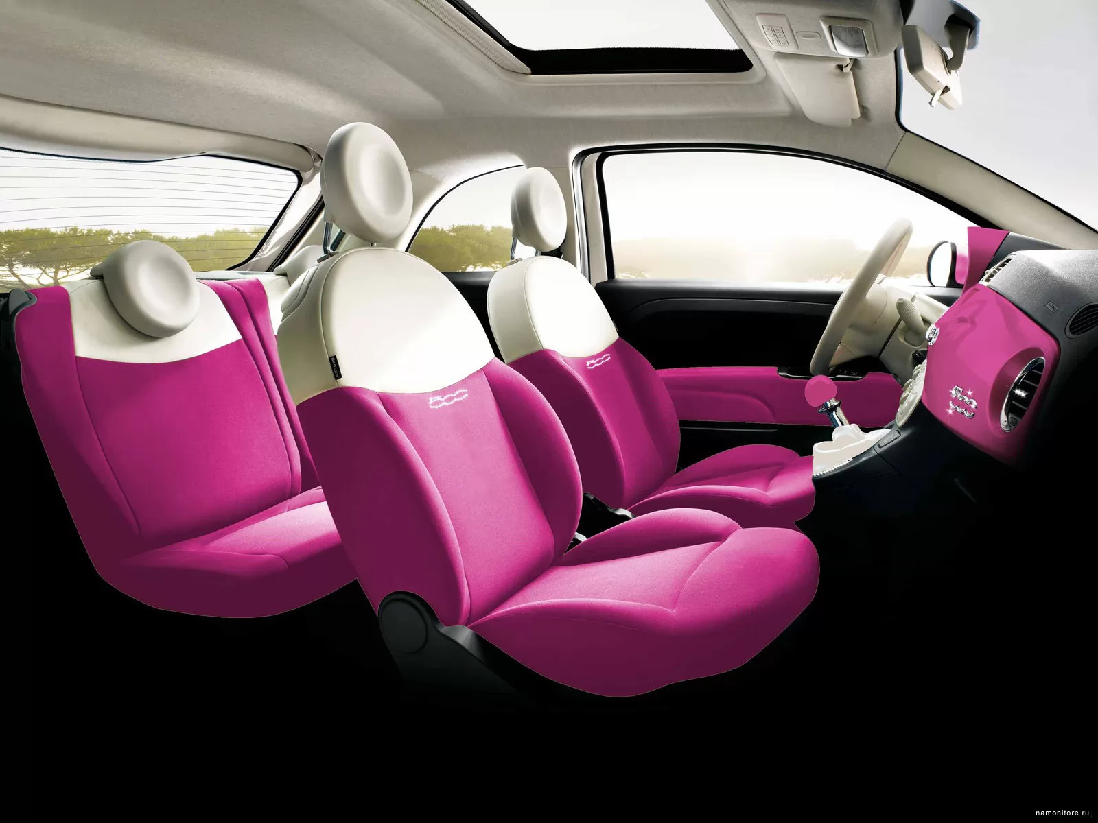 Fiat 500 Barbie Concept. -   , Fiat, , , , ,  