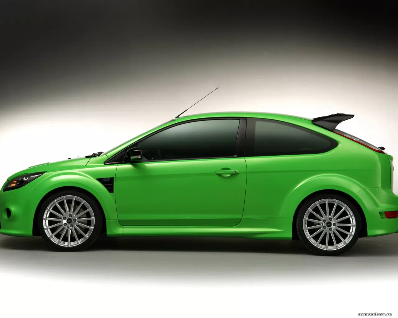 Ford Focus RS, Ford, автомобили, зеленое, техника х