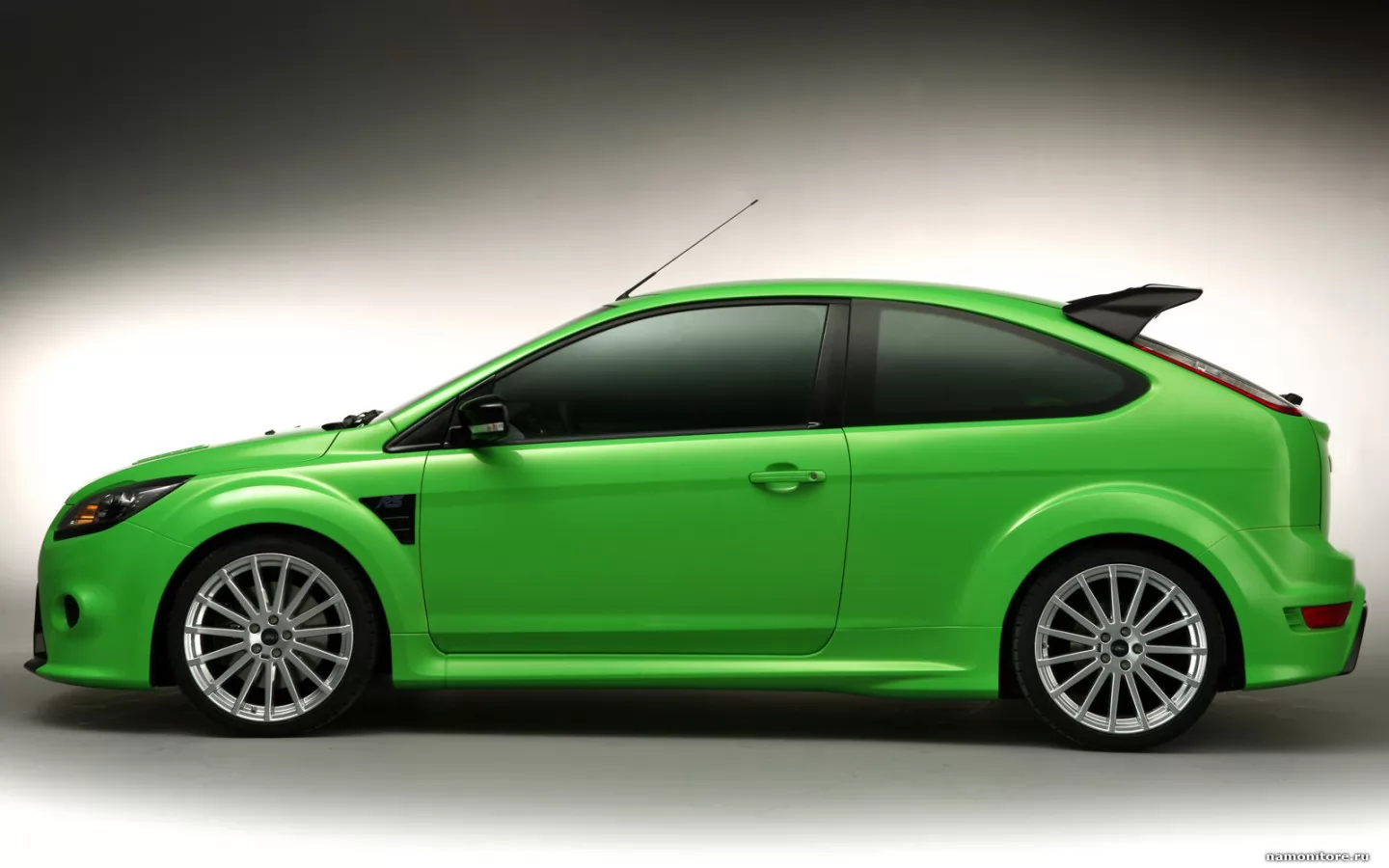 Ford Focus RS, Ford, автомобили, зеленое, техника х