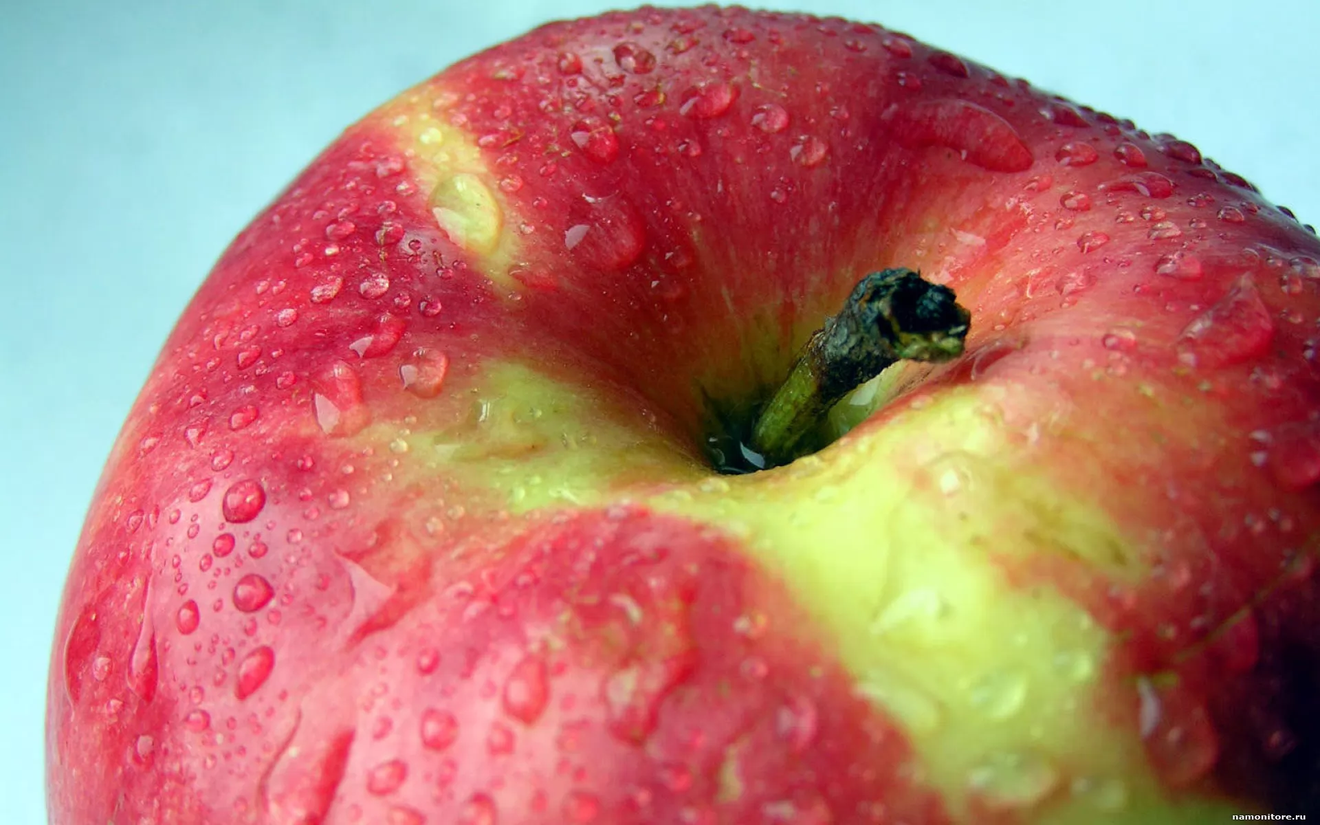 Крупное яблоко, еда, красное, фрукты х