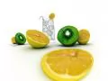 обои для рабочего стола: «Лимоны и киви»