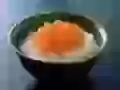 Rice and caviar