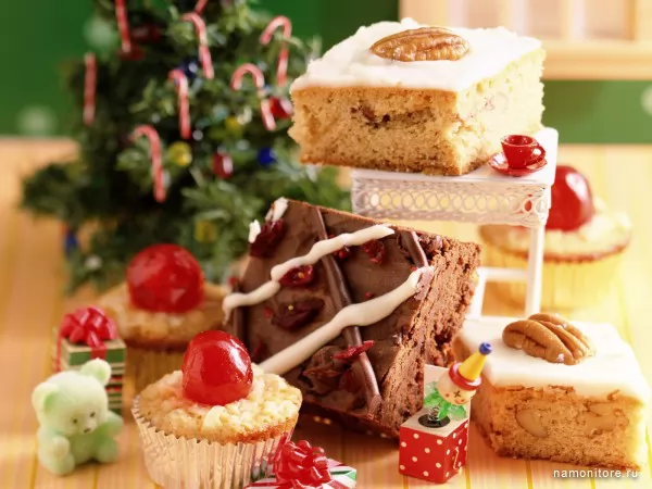 Christmas sweets, Meal, food, fruits