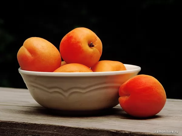 Спелые абрикосы, Еда, вкусности