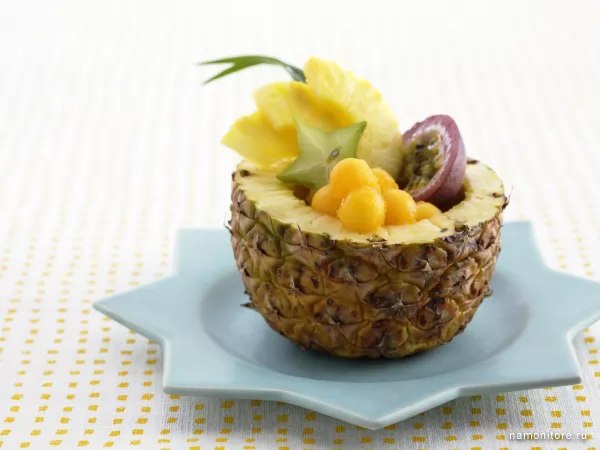 In pineapple, Meal, food, fruits