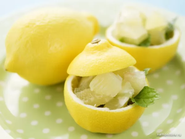 В лимончиках, Еда, вкусности