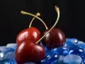 open picture: «Cherries and sugar candies»
