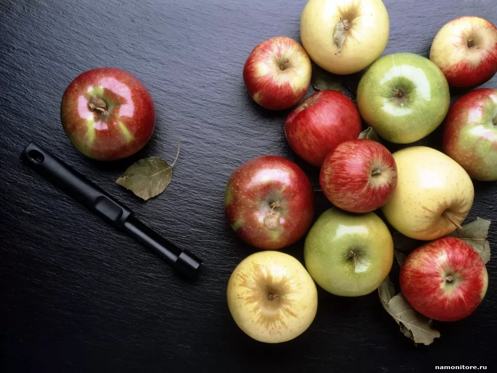Яблочный урожай, еда, фрукты х