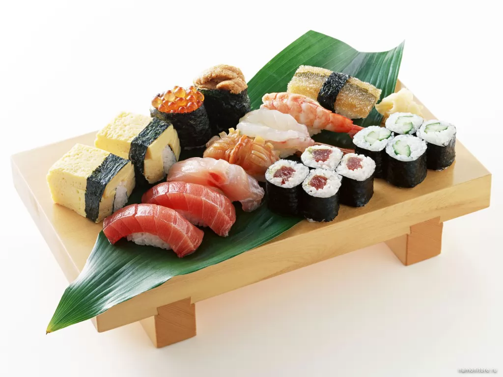 Японский набор, белое, еда, клипарт, рыбы, Япония х