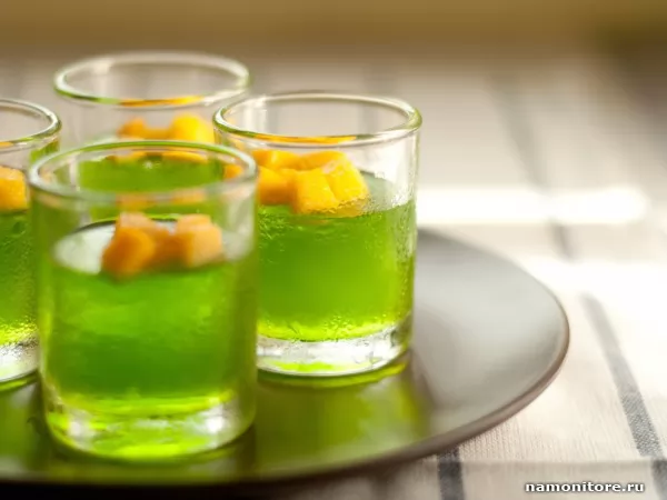 Зелёный коктейль, Еда, вкусности