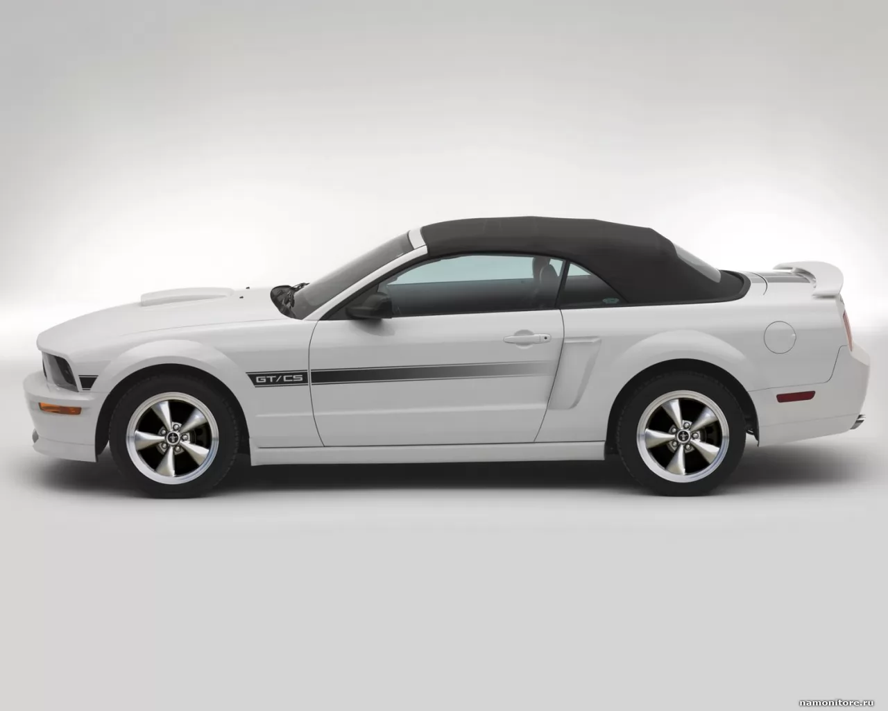 Ford Mustang GT California Special вид сбоку, Ford, Mustang, автомобили, белое, техника х