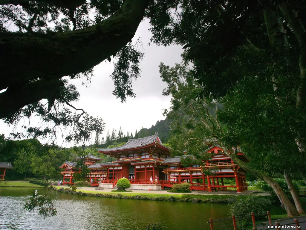 . Byodo-In-Temple, Japanese Temple, ,   , , , , , ,  