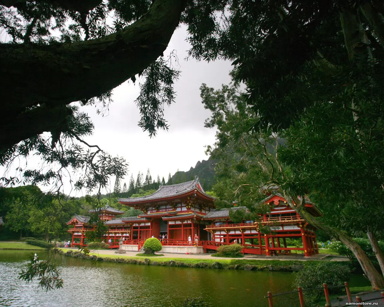 . Byodo-In-Temple, Japanese Temple, ,   , , , , , ,  