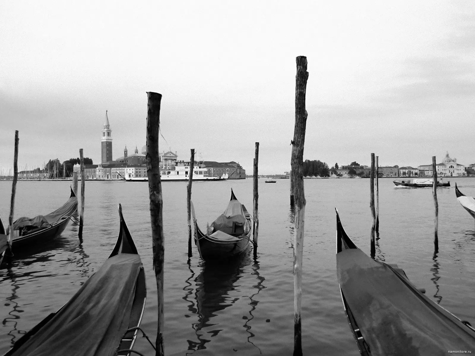 венеция в черно белом