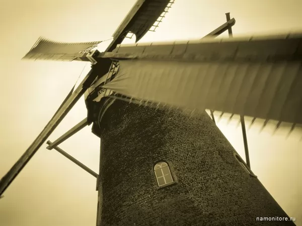 Ветряная мельница в Нидерландах, Города