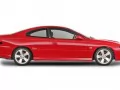 выбранное изображение: «Красный Holden Vz-Monaro на белом фоне»