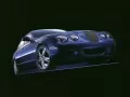обои для рабочего стола: «Тёмно-синий Jaguar S-Type»