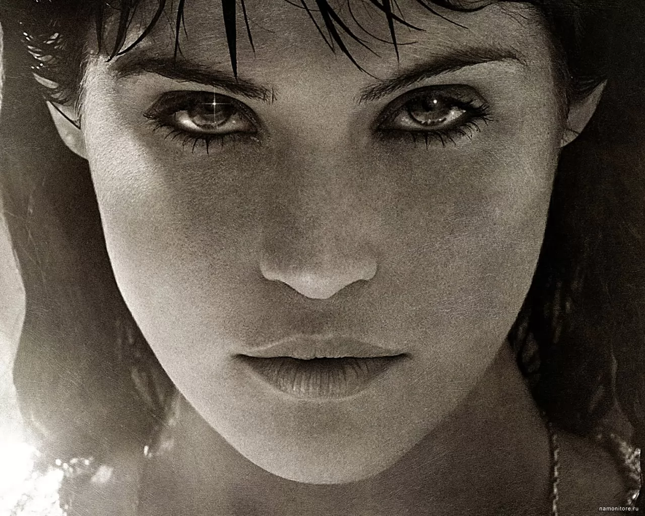Prince of Persia: Sands time, best, black-and-white, films, girls, grey, portait x