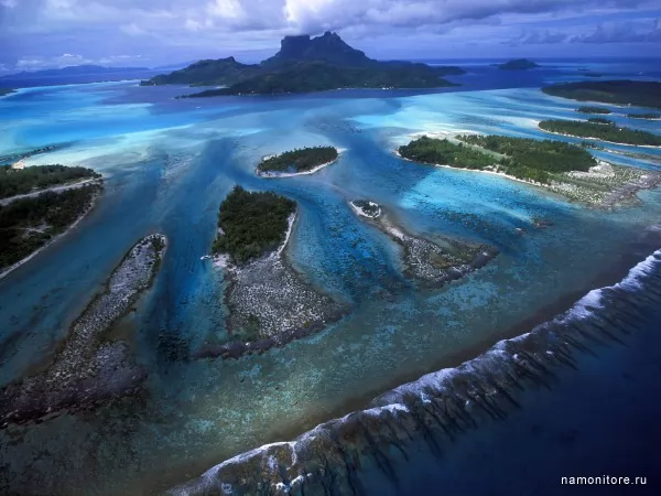 French Polynesia, an island Bora Bora, Summer
