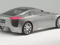 обои для рабочего стола: «Серебристый Lexus Lf-A-Concept на сером фоне»