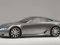 обои для рабочего стола: «Серо-серебристый Lexus Lf-A-Concept сбоку»