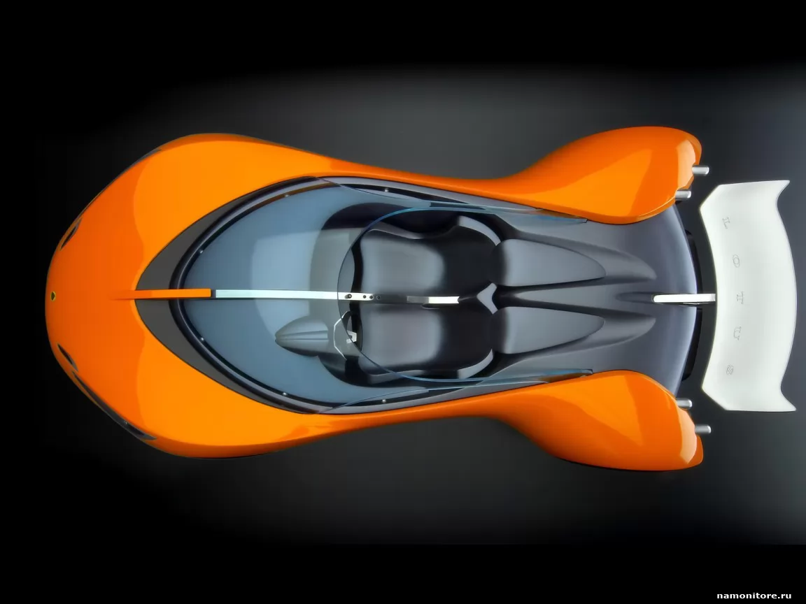 Lotus Hot Wheels Concept, вид сверху, Lotus, автомобили, концепт, оранжевое, спорткар, техника х