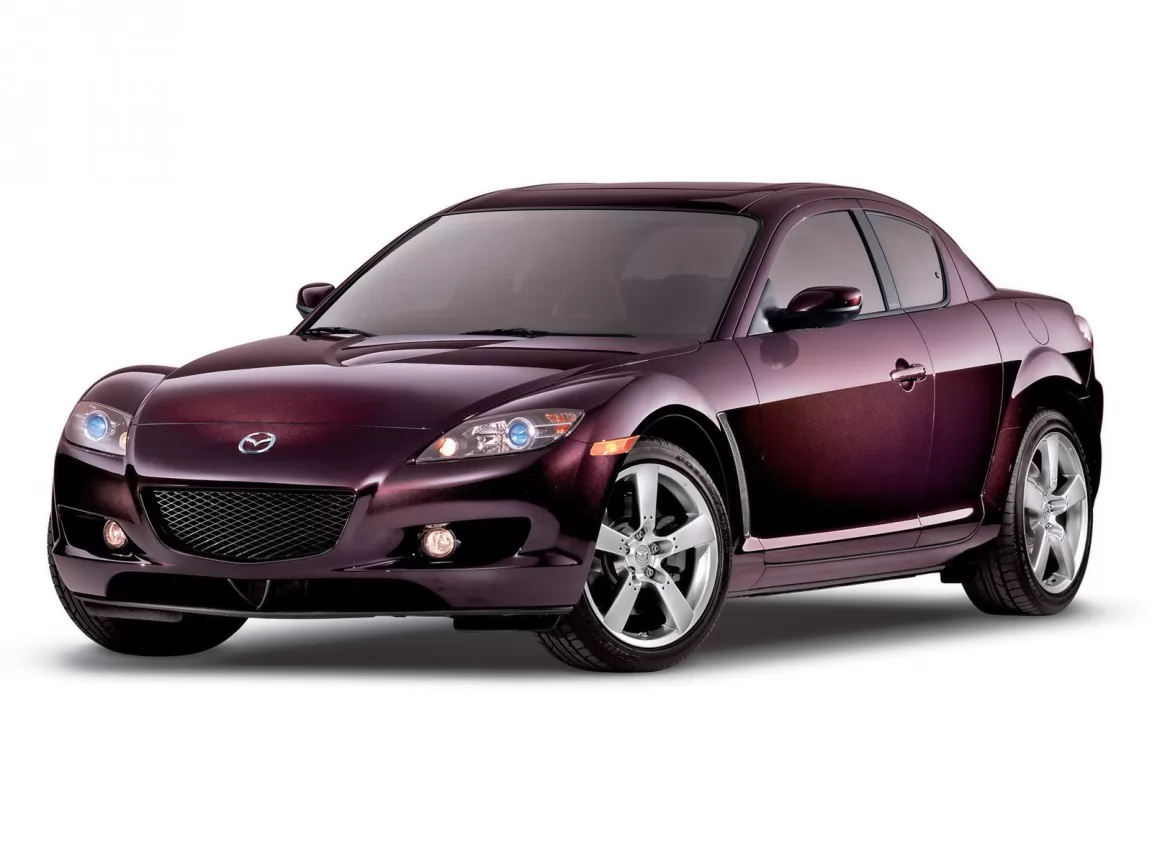 Вишнёво-красная Mazda Rx-8-Shinka-Special-Edition, Mazda, автомобили, клипарт, красное, техника х