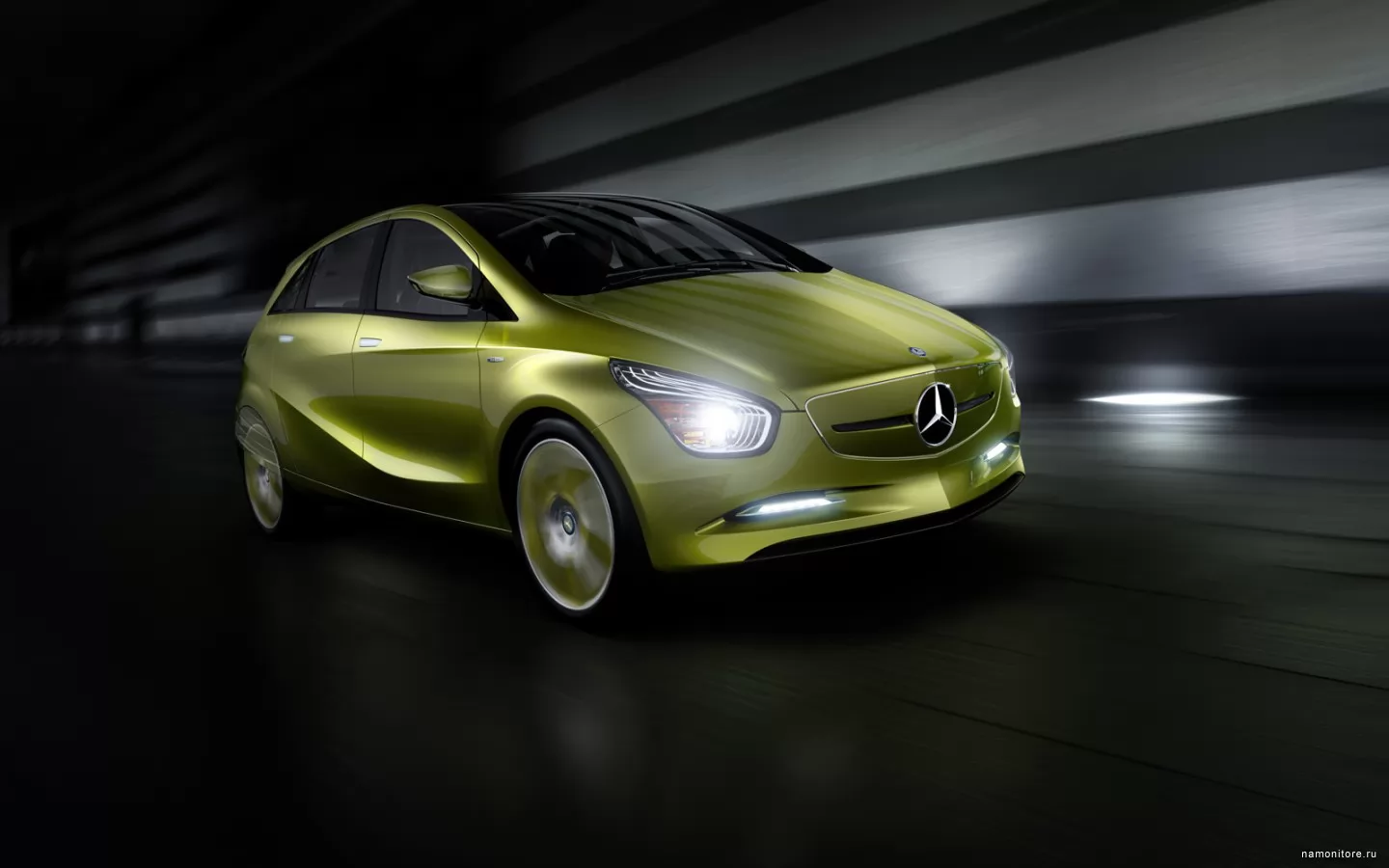 Mercedes-Benz BlueZero Concept, 3D, Mercedes-Benz, , , , , , , , ,  