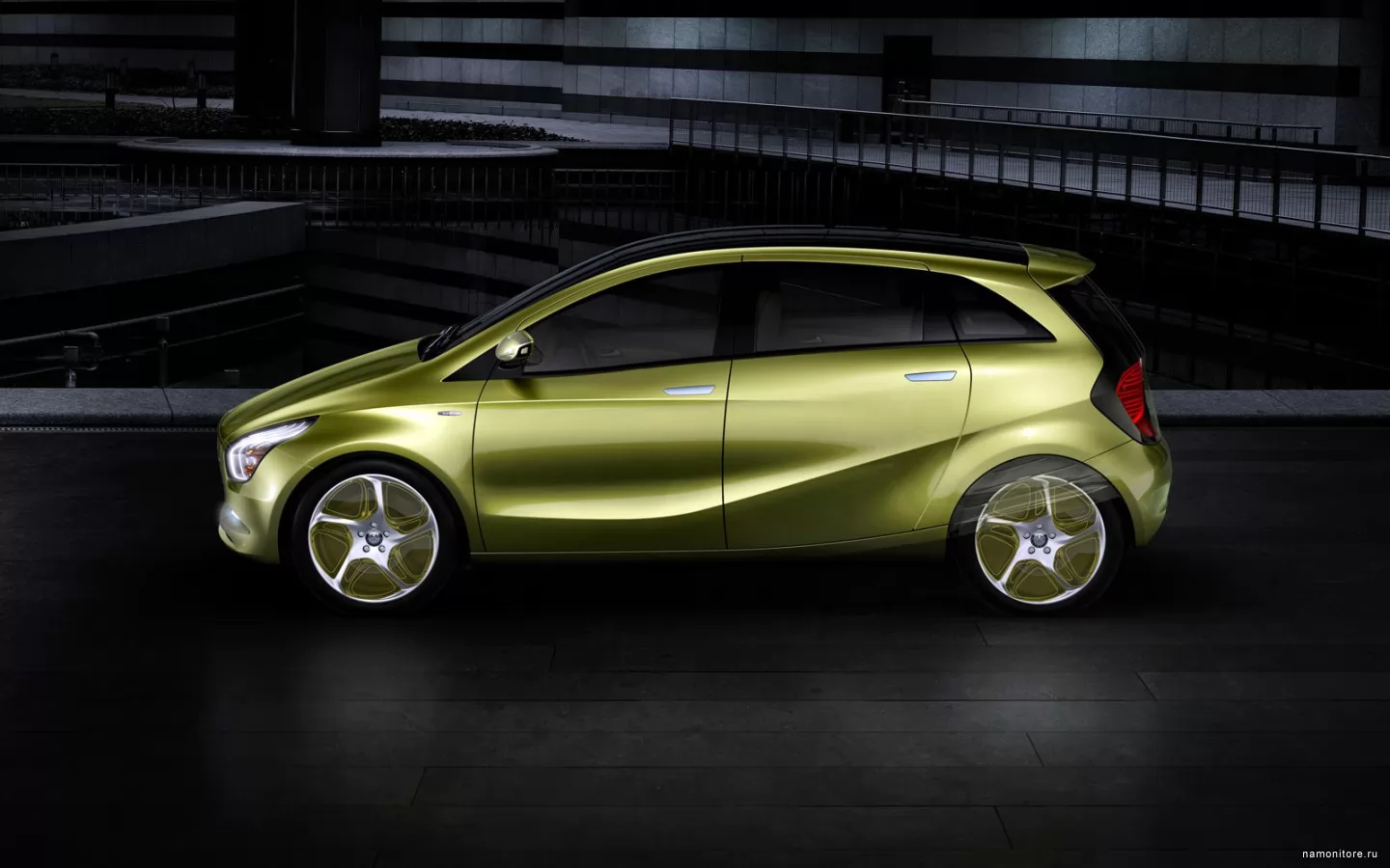 Mercedes-Benz BlueZero Concept, 3D, Mercedes-Benz, , , , , ,  