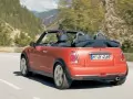 open picture: «Mini Cooper-Convertible with open top, the rear view»