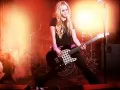 обои для рабочего стола: «Avril Lavigne с гитарой на концерте»