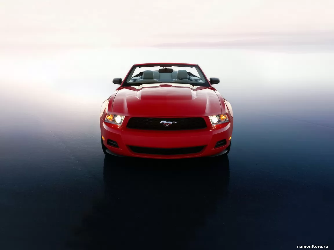 Ford Mustang, Ford, Mustang, автомобили, красное, техника х