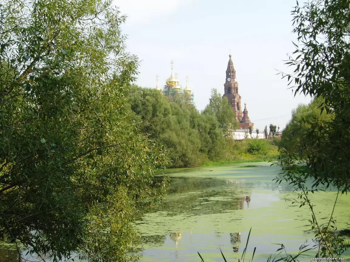 Chernigov monastery, churches and cathedrals, green, nature, Ukraine x
