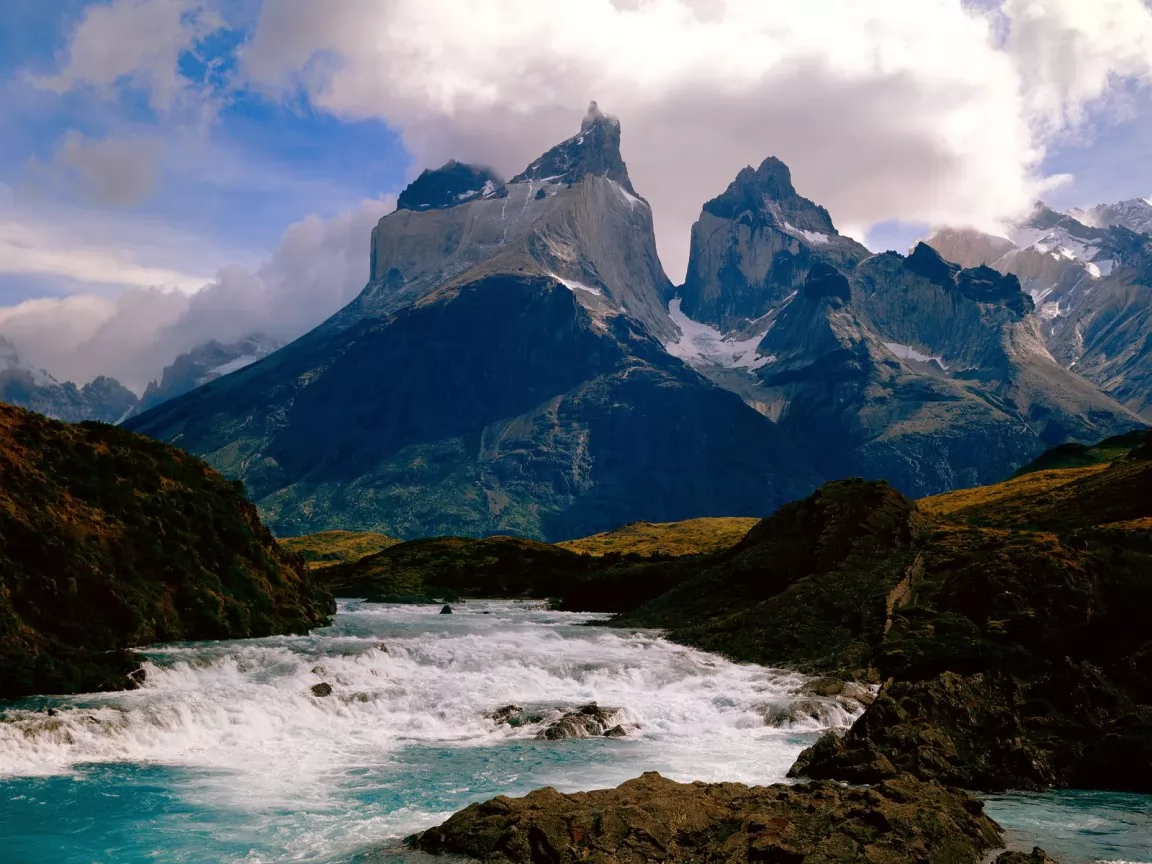. Cool Running, Torres del Paine National Park, , ,  