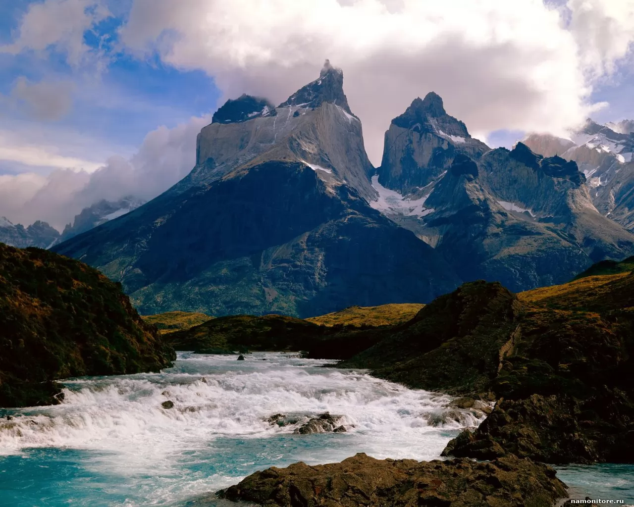 . Cool Running, Torres del Paine National Park, , ,  