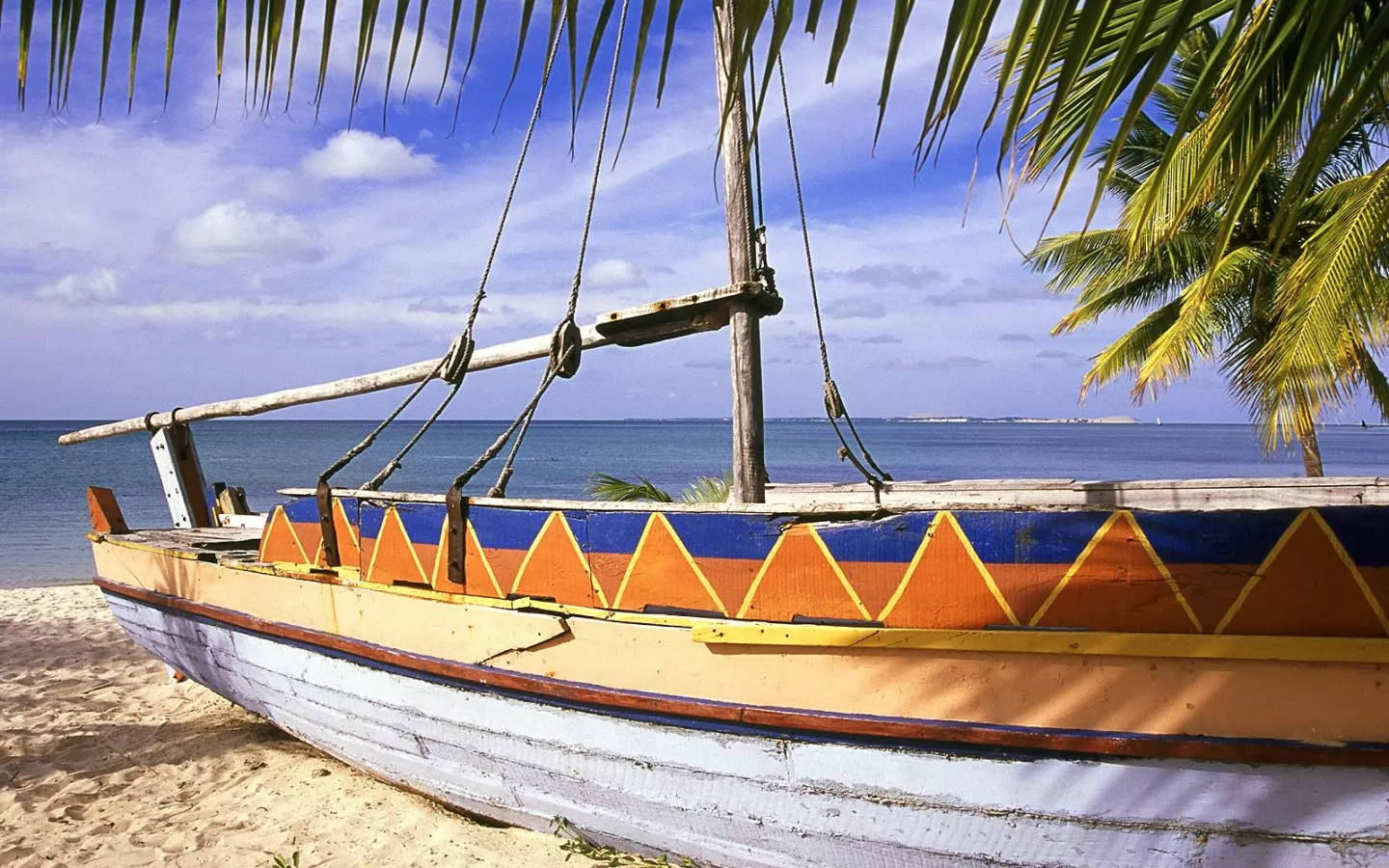 Detail of a Dhow, Isle of Benguerra, , ,  