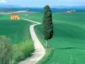open picture: «Road on green hills»