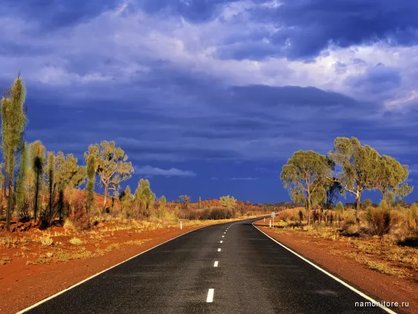 Дорога в Австралии, Природа