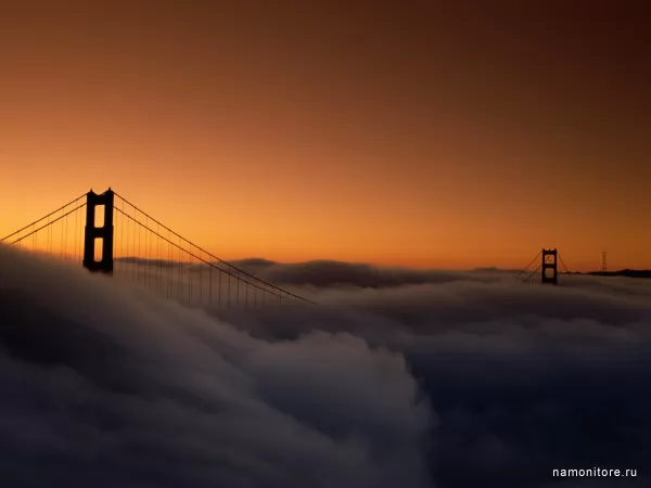 Калифорния, Сан-Франциско, мост «Золотые Ворота», Природа