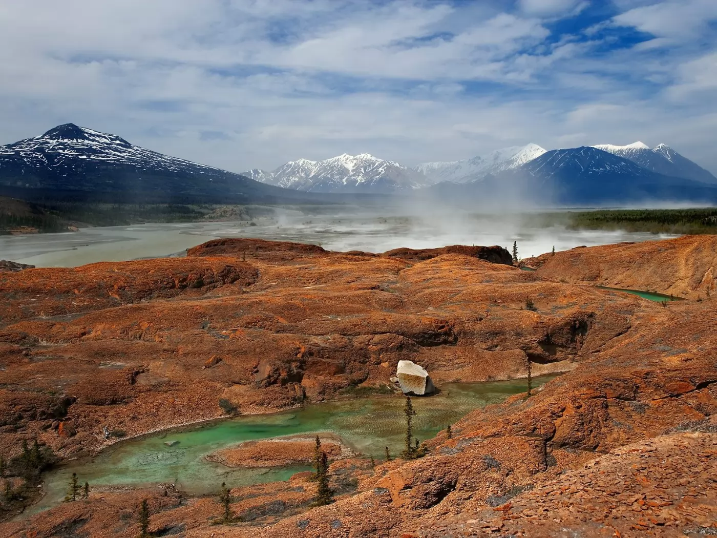 ������. Lakes Along Alsek River, ������, �����, �������, ������� �