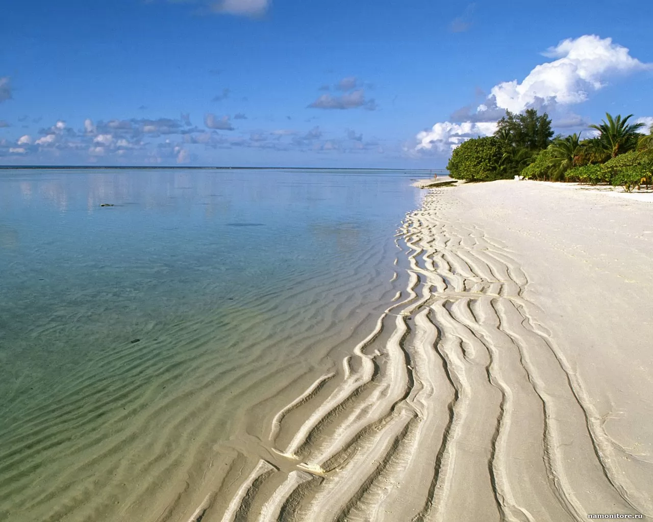  . Shoreline Along Ari Atoll, , , , ,  
