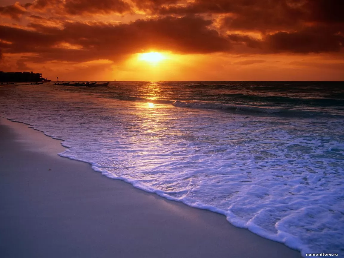 . Sunrise Over the Caribbean Sea, , , , ,  